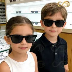 TB Shop Feminino Óculos de Sol Infantil Polarizado Menino Menina Proteção UV Estilo Fashion