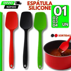 4/3/2/1 - Espátula De Silicone Pão Duro Raspadora Colher Para Bolo Cozinha Resistente Multiuso