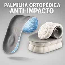 Palmilha Ortopédica 4D Gel Macia Suporte de Arco Anti-Odor Para Corrida Caminhada 1347