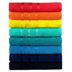Kit 10 / 05 Toalhas de Rosto Grande Felpudas 100% Algodão para Salão Heinig Textil