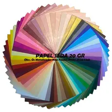 Papel Seda ARPEPEL 20 gramas 50x70 com 100 folhas - Escolha a cor de sua preferência na Variação- ARPEPEL