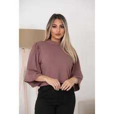 Blusa Cropped Feminina Gola Alta