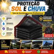 Rede de Proteção Solar 95% Preta para Plantas Horta e Cultivo + Kit Grátis