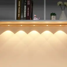 Luz de LED com Sensor para Armário 60cm Ultra Fina 3 Cores Recarregável (Branco/Quente/Natural) Movimento Luminária F9