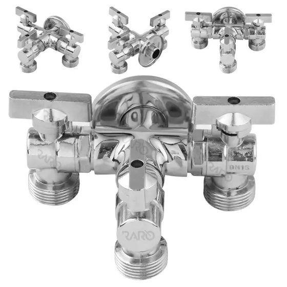 Torneira Exclusiva Metal Tripla Multifuncional Maquina Lavar Multiuso Lavanderia Melhor Preço