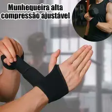 Munhequeiras de Alta Compressão Elástica Ajustável Ortopédica Alívio da Dor Tendinite