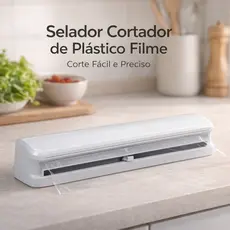 Suporte Dispenser Cortador para Plástico Filme