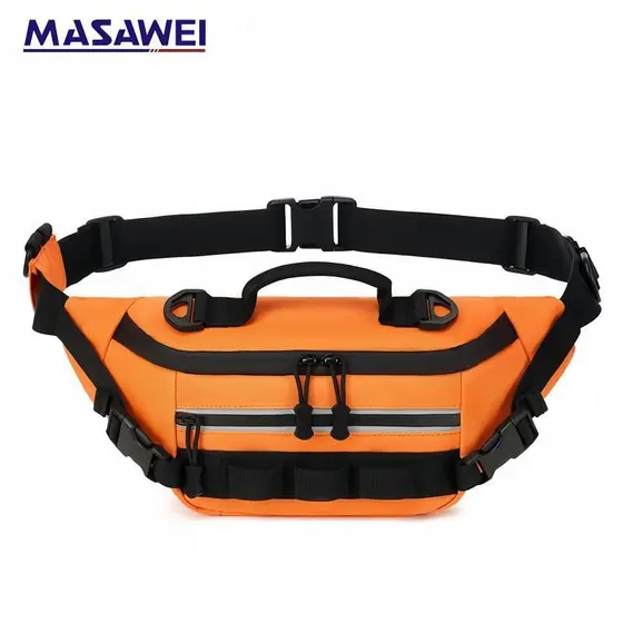 Bolsa de Cintura Masculina para Esportes ao Ar Livre, Bolsa Tática Multifuncional Transversal, Adequada para Ciclismo, P