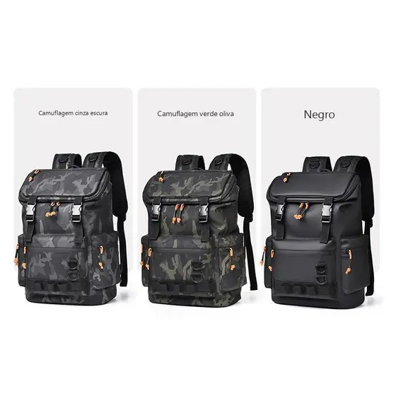 Bolsa esportiva masculina multifuncional de grande capacidade para atividades ao ar livre, mochila tática para uso exter