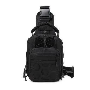 Bolsa tática multifuncional para esportes ao ar livre, pode ser usada como bolsa transversal ou de ombro de diversas man