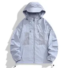 Jaqueta de proteção solar original para casal, de alta qualidade, fina e respirável, proteção UV para atividades ao ar l