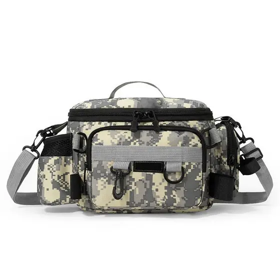 Mochila Tática Camuflada para Atividades ao Ar Livre, Bolsa de Cintura Multifuncional de Grande Capacidade para Homens,