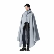 Capa de chuva para veículos elétricos e motocicletas, espessada e de comprimento estendido, poncho de proteção total con