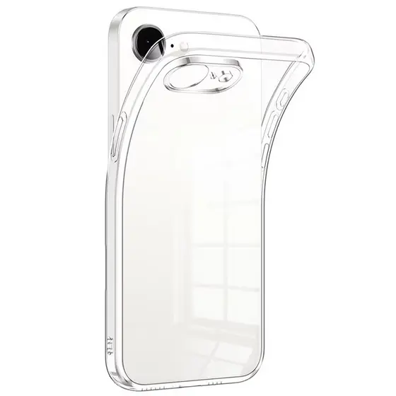 1.2mm Ultra Fino Silicone Claro Caso Macio Para iPhone 17 16 15 14 13 12 11 17Air Pro Max Plus Mini Capa Transparente Es