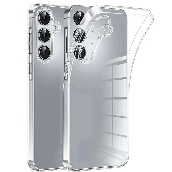 Ultra Fino Silicone Caso Macio Para Samsung Galaxy S26 S25 S24 S23 S21 FE S22 Plus S25Edge Transparente