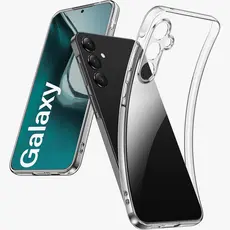 Ultra Fino Caso De Silicone Macio Para Samsung Galaxy S21 S22 S23 S24 S25 S26 FE Borda Mais Transparente Claro Capa Escu