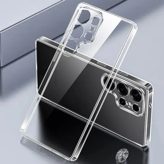 Proteção Completa Da Câmera Silicone Caso Macio Para Samsung Galaxy S26 S25 S24 S23 S22 S21 Ultra FE Plus Borda Clara Fi