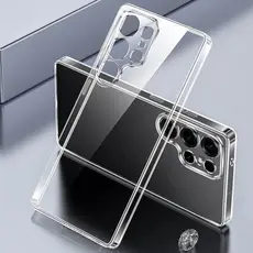 Proteção Completa Da Câmera Silicone Caso Macio Para Samsung Galaxy S26 S25 S24 S23 S22 S21 Ultra FE Plus Borda Clara Fi