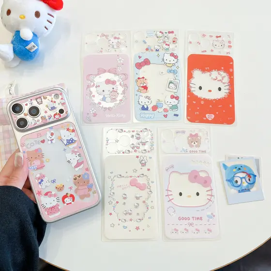 Adorável Design De Desenho Animado Filme Traseiro Fosco Para iPhone 17 Pro Max Cobertura Completa Adesivo Protetor Anti-