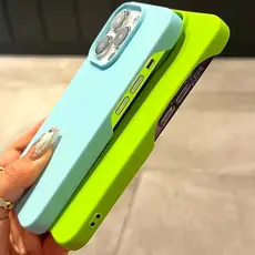 Silicone Macio Ultrafino Fosco Caso De Telefone Para iPhone 11 12 13 14 15 16 17 Pro Max Plus 17Air À Prova De Choque Pá