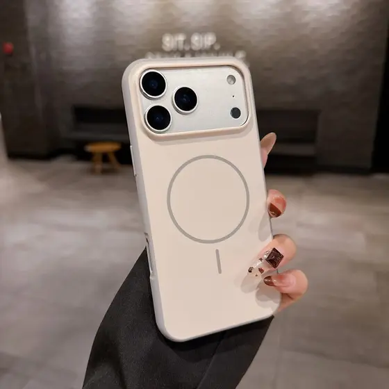 Capa Magnética Ultrafina Com Botão De Câmera AI Para iPhone 17 Pro Max 16 15 , Proteção Total À Prova De Choque Cove & *