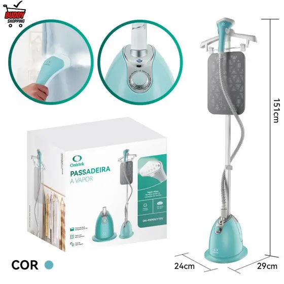 Passadeira a Vapor Vertical  1,4L Profissional 110V/220V  Onistek ON-PR900