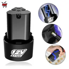 Bateria De Lítio 12v 1.3ah Universal Para Parafusadeira Furadeira Recarregável Li-ion