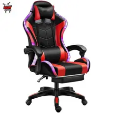 CADEIRA GAMER RGB | 7 Modos de Massagem Ergonômica Reclinável Ajustável