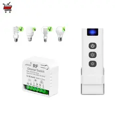 MINI CONTROLADOR INTELIGENTE | Interruptor Dimmer RF 433MHz 110V/220V para Luz LED