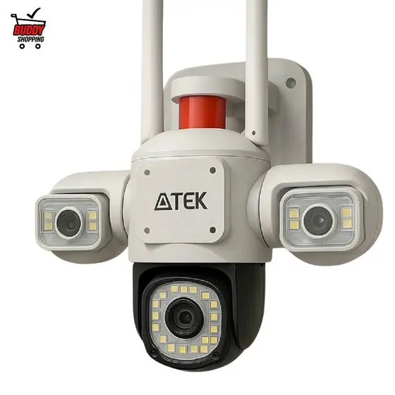 CÂMERA EXTERNA 3 Lentes Ultra HD Wi-Fi Colorida Noite YOOSEE AITEK SIGMA-4824