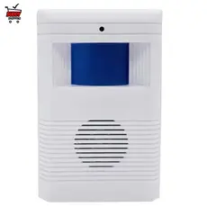 Sensor De Presença Anunciador Sonoro Ajustável Campainha Detector Movimento Alta Qualidade