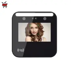 Relógio Ponto Digital Controle Acesso Biometria Facial Cartão Senha Tela 4.3 Pol KP-RE1038