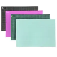 Base de Corte A1, A2, A3 para Patchwork Scrapbook VERDE, ROSA, ROXA, PRETA, TIFFANY Dona Shô