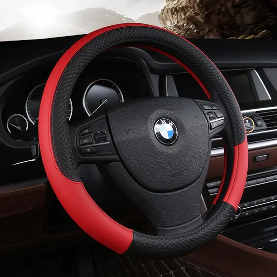 Nova capa de volante de couro com relevo multicolorido, capa para volante de carro, venda por atacado do fabricante, dis