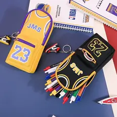 Estojo para lápis da Copa do Mundo Planet Bolsa escolar de armazenamento para estudantes da escola primária Estojo para