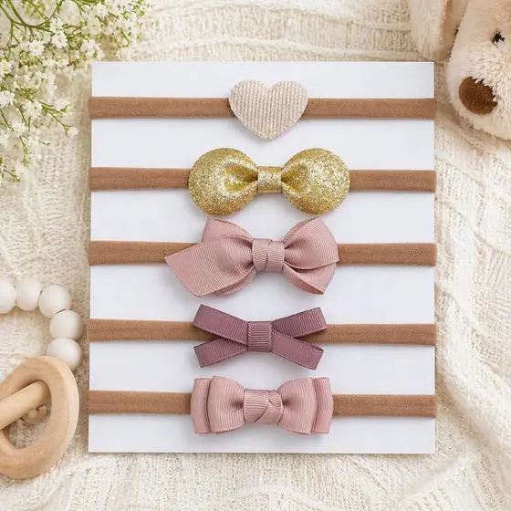 Faixa de Bebê Meia de Seda – Kit 5 Faixinhas Luxo e Conforto