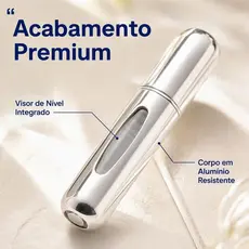 8/12/15 Pcs  Mini Perfumario Prata Moderno Qualidade Que Faz Diferença Vedação Eficaz Design Compacto Estiloso