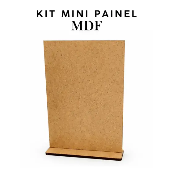 KIT 20 unidades Mini Painel MDF Cru 15x10cm 3mm Placa Totem Porta Foto Adesivo Lembrancinha Festa SOUT2