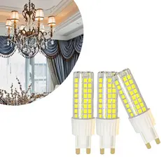 Lâmpada Led G9 Halopim Bipino 10w 110 220V Branco Quente Frio Lustre Pendentes 1 3 5UN SOUT2