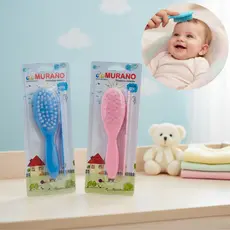 Escova e Pente Infantil Murano Cores Azul e Rosa | ABS  REF 101 SOUT2