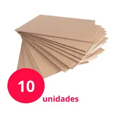 KIT 10 Placas MDF Cru Madeira de Qualidade Multiuso para Quadros Decorativos e Fotos SOUT2