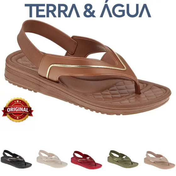 Sandália Chinelo Feminino Terra & Água Rasteirinha Confortável  ANATÔMICO ESPORÃO FASCISTE  200100