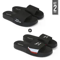 Kit 2 Chinelos Slide Masculino Confortavel Macio Envio Rapido Barato