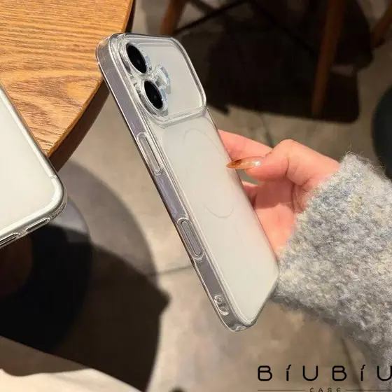 Capa silicone fosca ultrafina minimalista borda elevada proteção da câmera para iPhone 11 12 13 14 15 16 17 Pro Max