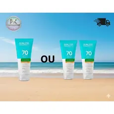 1 OU 2 UNIDADES PROTETOR SOLAR SUNLESS FPS70 200G