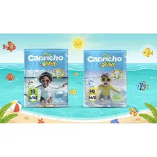 FRALDA PARA MAR E PISCINA GLUBY CAPRICHO 10 UNIDADES