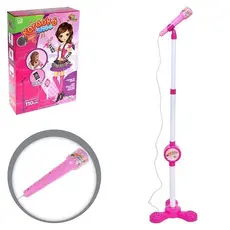 Microfone com Pedestal Karaokê Show - Brinquedo Infantil