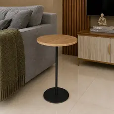 Mesinhas Lateral E Apoio De Sofá Pe Fino de Mdf Sala Quarto Recepção escritório Notebook