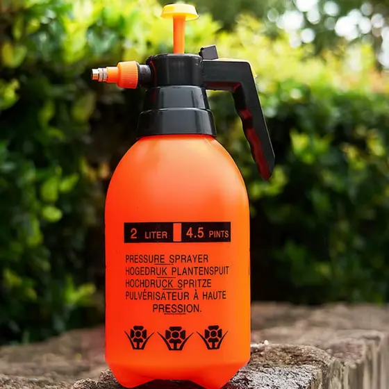 Pulverizador Borrifador Manual Alta Pressão para Jardim Limpeza de Carros 2L