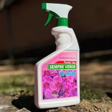 Fertilizante Líquido para Orquídeas Sempre Verde 750ml  Pronto Uso Crescimento e Floração Saudável